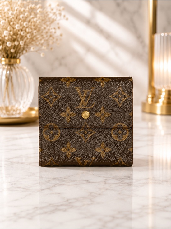Louis Vuitton Handbags - Louis Vuitton Monogram Vintage Compact Trifold Wallet Snap Coin Purse | Vintage